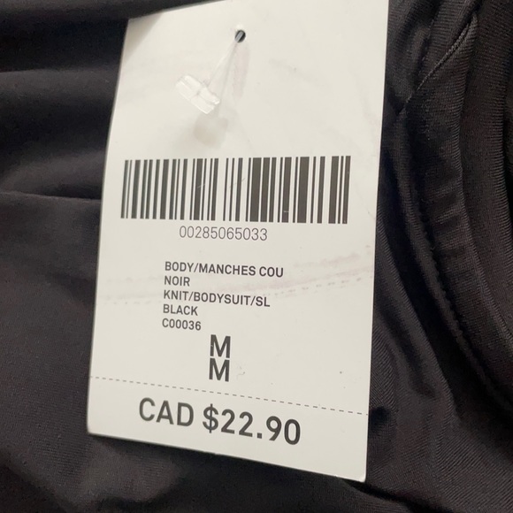 Black Open Back Sleeveless Mock Neck F21 Bodysuit - Picture 7 of 13